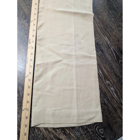 Emma James Beige Linen Blend Wide Leg Pants Womens 12 - Picture 7 of 8